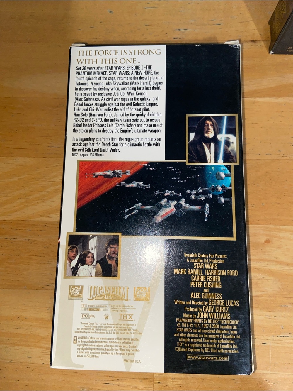 Star Wars Trilogy VHS Set - Picture 2 of 9